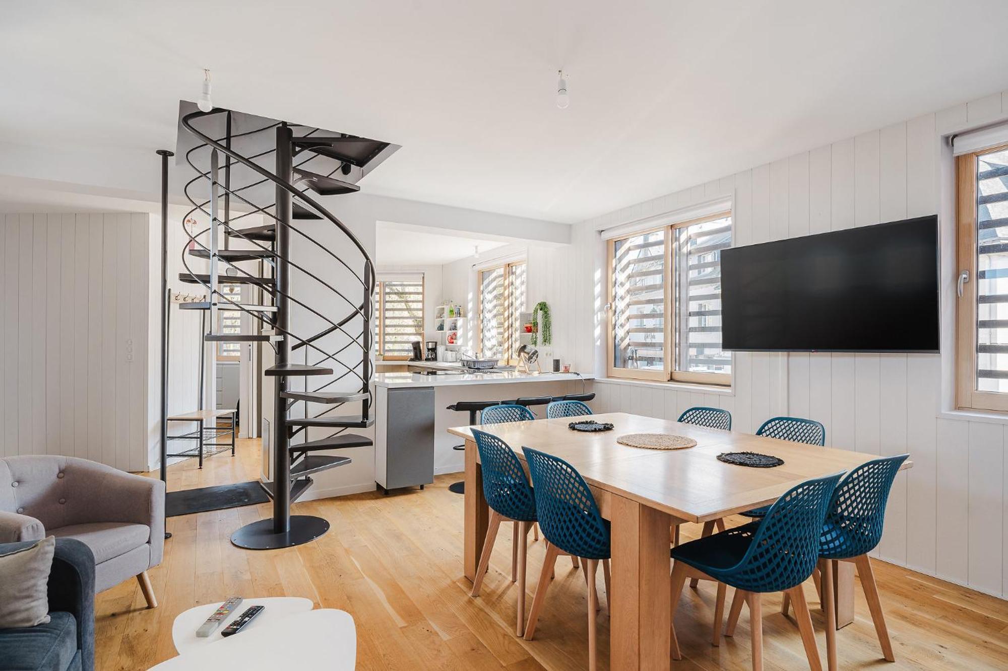 L'Atelier, Appartement Lumineux Et Cosy Ploermel Bagian luar foto